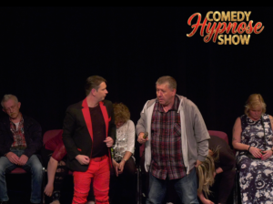 Comedy Hypnoseshow mit Timo Dante – Publikum auf der Bühne